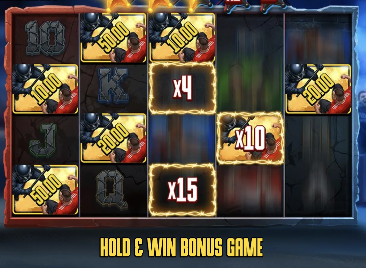 Ultras Hold and Win multiplier cells