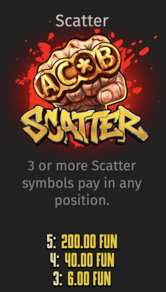 Ultras Scatter symbol rules